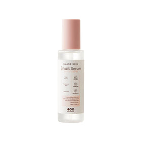 DEARBOO Glass Skin Snail Serum bottle delivering lightweight hydration for a radiant complexion.