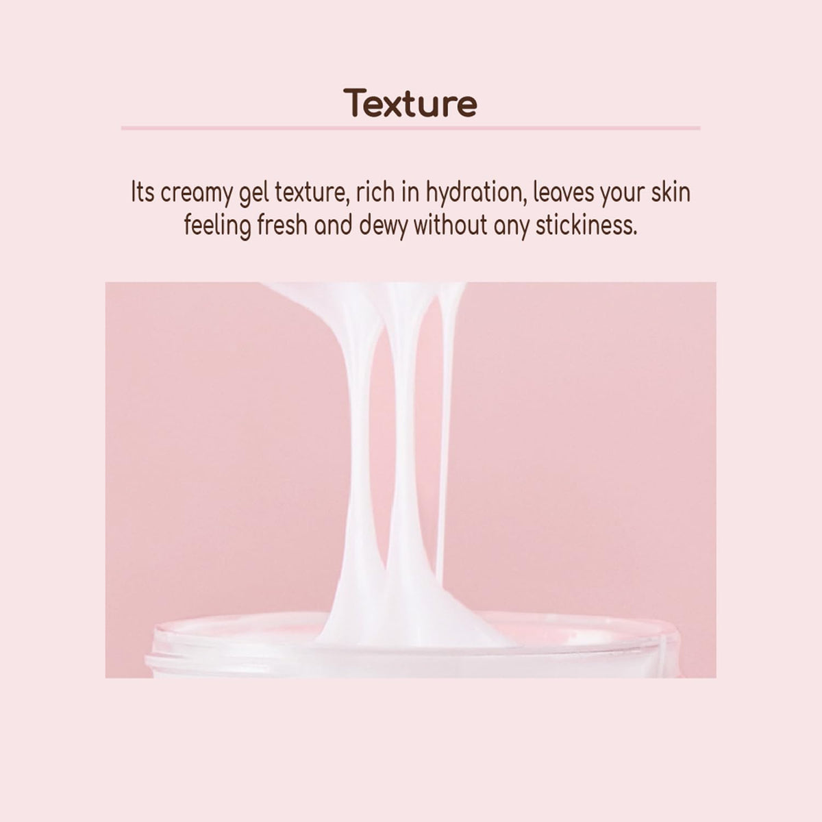 Smoothing texture for a more even, radiant-looking complexion