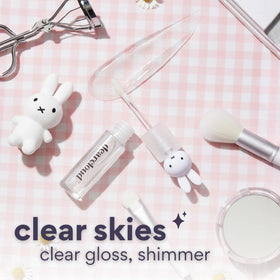 Closeup of jelly texture from Dearcloud Miffy Lip Serum Jelly hinting plush lips.