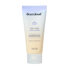 Dearcloud Vita-C Aqua face cream bottle for daily hydration and radiant skin.