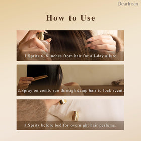 Dear Irean portable 0.85 oz hair perfume for travel