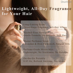 Dear Irean rose fragrance leave-in mist for soft shine