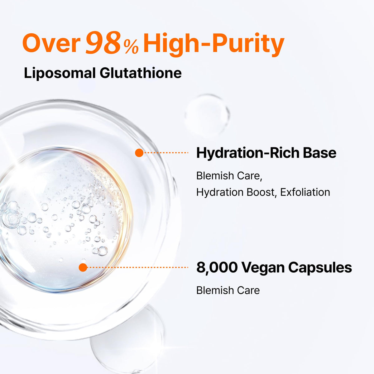Texture on skin demonstrates rapid hydration and a light feel