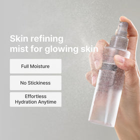 DearKlairs Fundamental Ampoule Mist fine-mist nozzle delivers even face coverage for a dewy finish