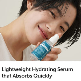 Close-up of DearKlairs serum texture indicating velvety, light hydration