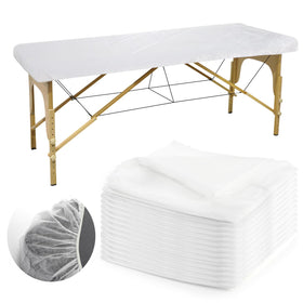 DEAYOU disposable fitted sheets 30-pcs pack for hygienic spa setups