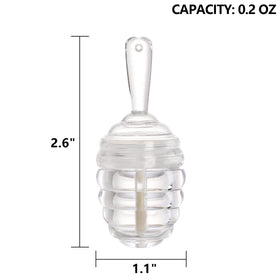 DEAYOU honey pot shape lip gloss container enhances precision application.