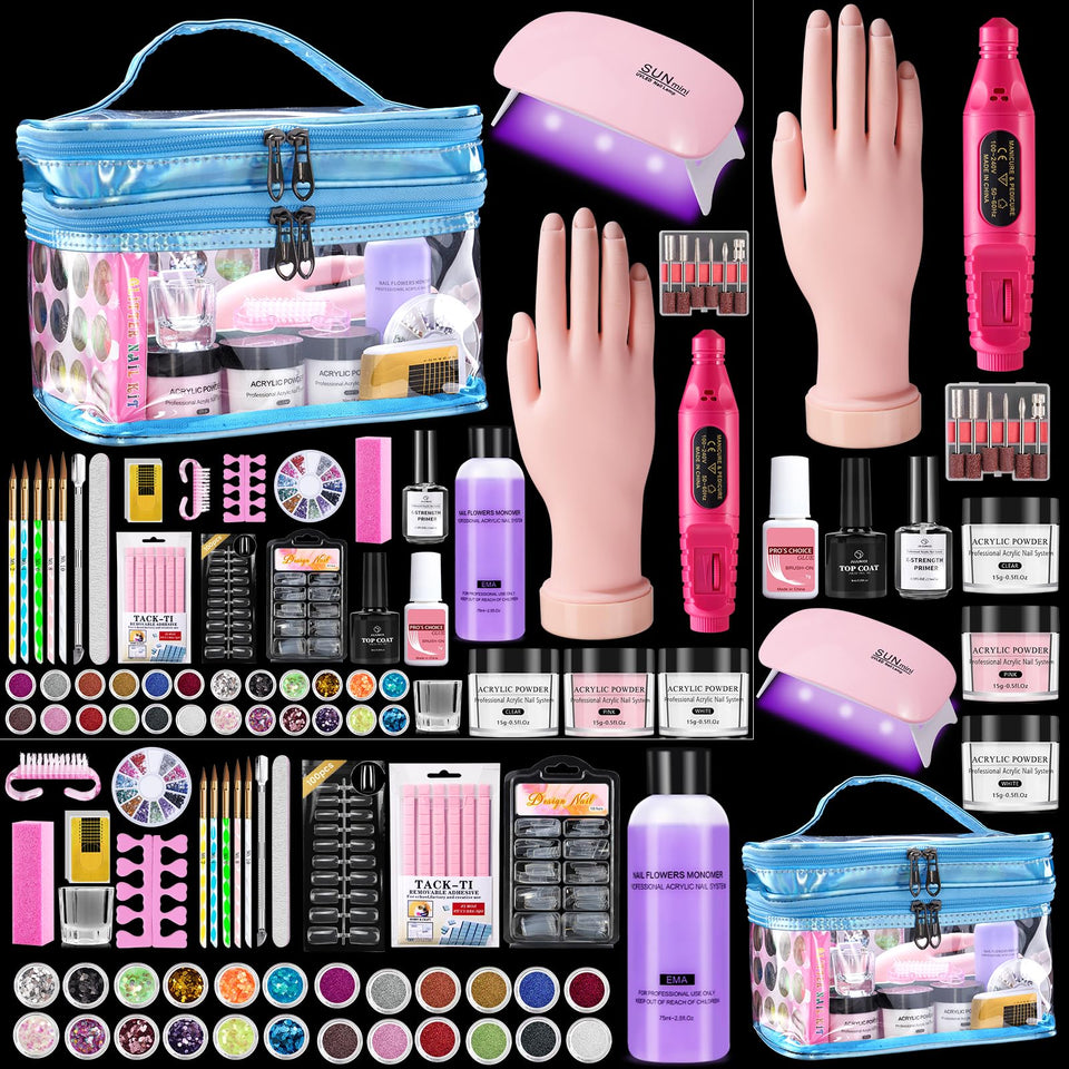 Deciniee nail kit beginners set with organized tools for home practice nail art