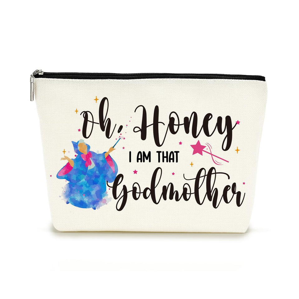 Decohim makeup bag front view for organized travel and daily use