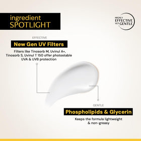 Label highlights SPF 50+ and PA+++ for broad-spectrum coverage