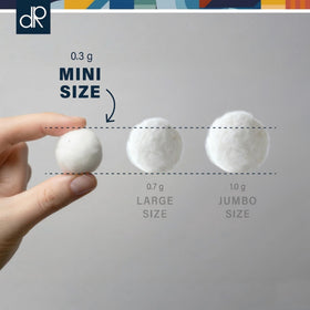 DecorRack cotton balls for makeup removal and delicate skin care