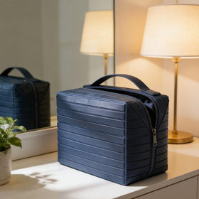Decumeby Travel Makeup Bag fits brushes and skincare neatly on the go