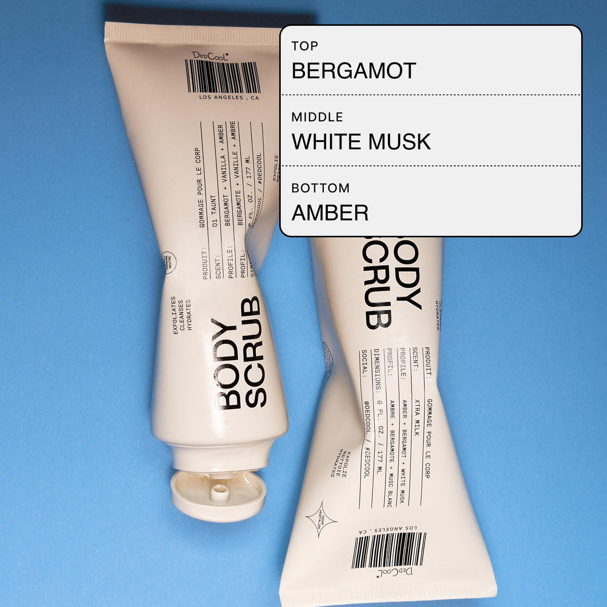 DedCool Xtra Milk full-size packaging conveys clean, vegan skincare.