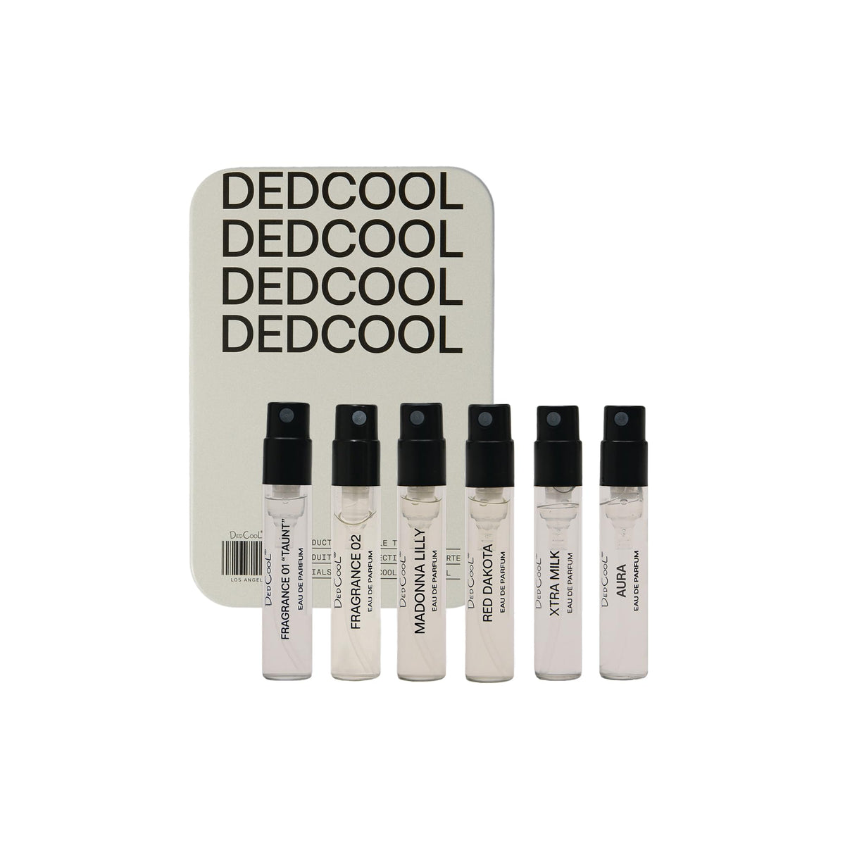 DedCool 01 Taunt mini fragrance in reusable tin for on-the-go testing