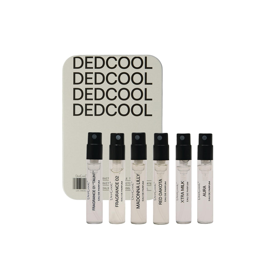 DedCool 01 Taunt mini fragrance in reusable tin for on-the-go testing