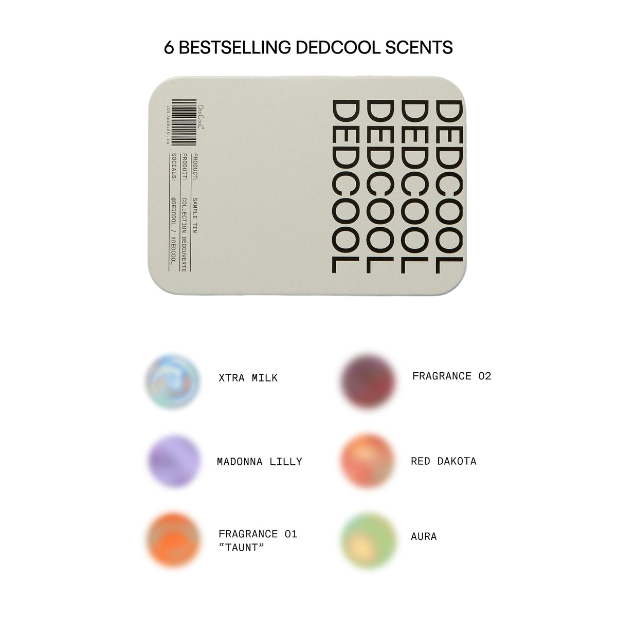 DedCool 02 mini fragrance in reusable tin for quick scent layering ideas