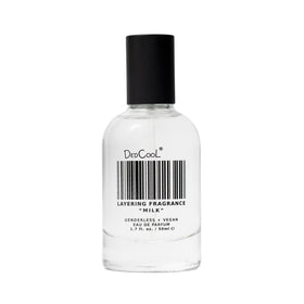 DedCool Milk Eau de Parfum bottle, highlighting the clean scent profile for everyday wear