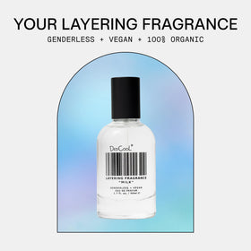 DedCool Milk non toxic fragrance label signaling safe, plant derived formula