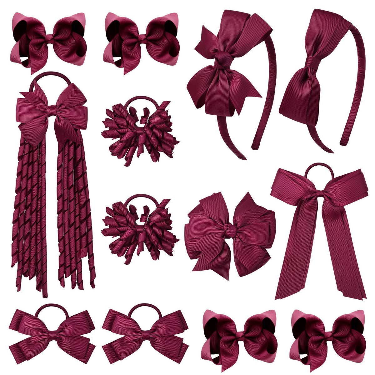 DEEKA yellow bow with an alligator clip for secure school hairstyles