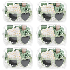 DEEKA clear bags for organized makeup and essentials