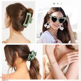 DEEKA chic hair claw clips to secure hairstyles stylishly