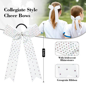DEEKA collegiate-style bows add sparkle to team uniforms