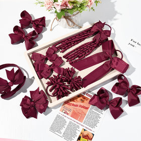 DEEKA long curly korker bow as a standout accessory