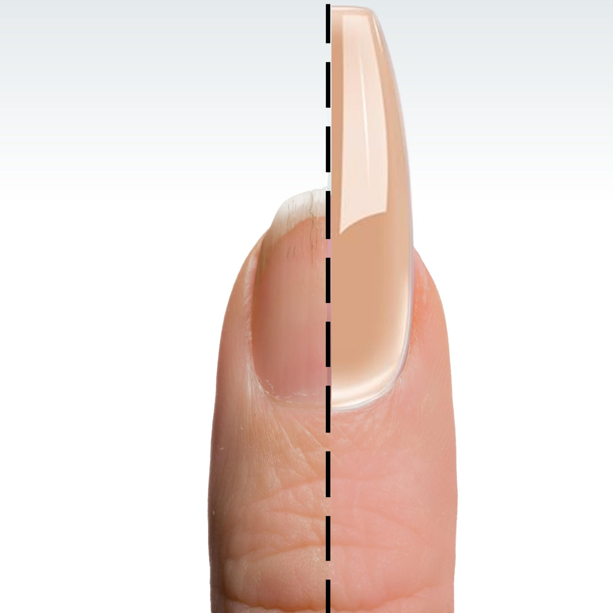 DeEnti bubble free finish image highlights quick dry and durable wear