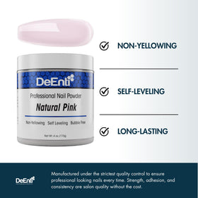 DeEnti powder delivering smooth, even coverage for easy application.