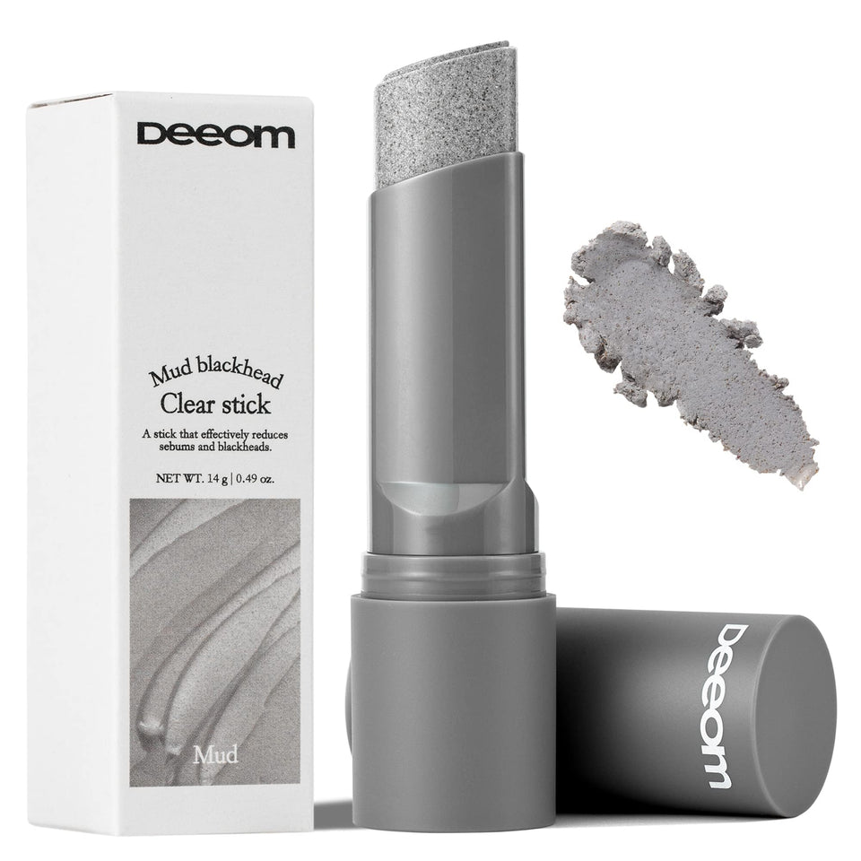 DEEOM Exfoliating Scrub Stick with charcoal and clay for deep cleansing