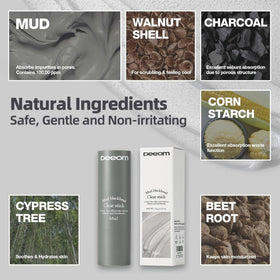 DEEOM Exfoliating Scrub Stick features natural formula for gentle use