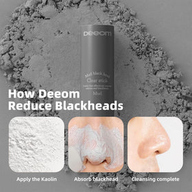 DEEOM Exfoliating Scrub Stick reduces pore visibility over time
