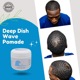 Demo of hold and moisture balance with Deep Dish Wave Pomade.