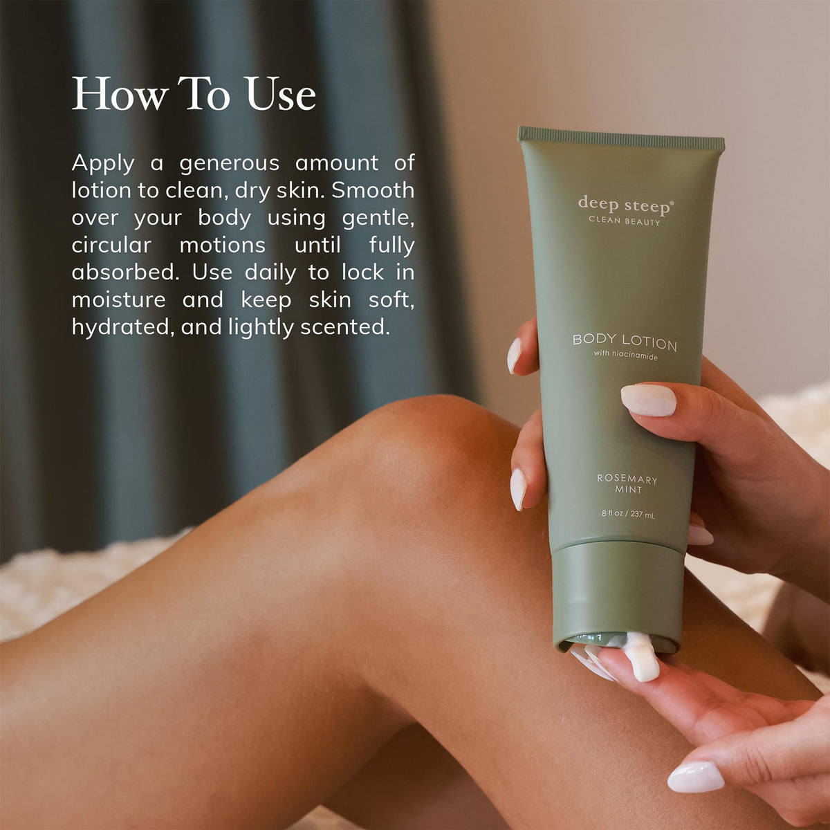 Deep Steep grapefruit bergamot fragrance note emphasizing fresh citrus scent
