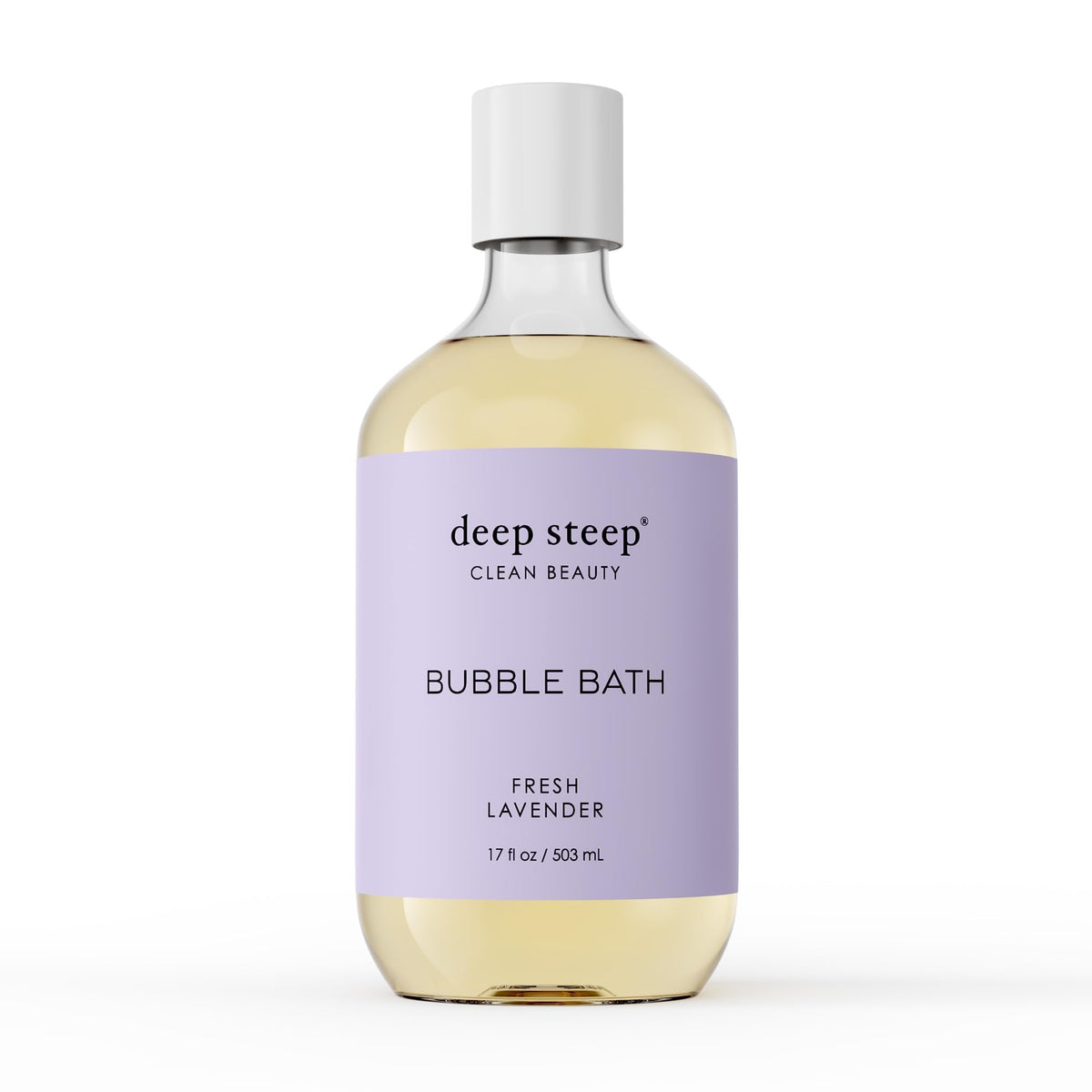 Deep Steep Fresh Lavender Bubble Bath foam for a calming soak