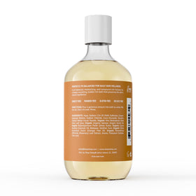Close-up of rich foam from Deep Steep Honey Blossom for gentle cleansing.