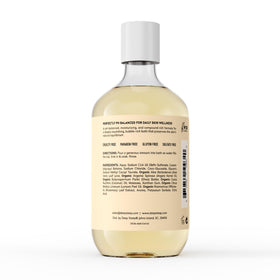 Close-up of Deep Steep Lemon Cream Bubble Bath foam highlighting luxurious bubbles