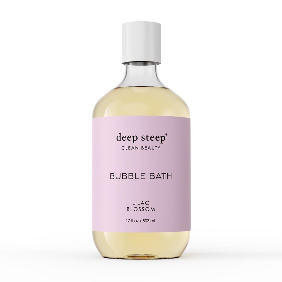 Deep Steep Lilac Blossom Bubble Bath image with soothing bubbles for a relaxing soak.