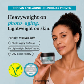 DEEPERCENT application demonstrates quick absorption for makeup prep.