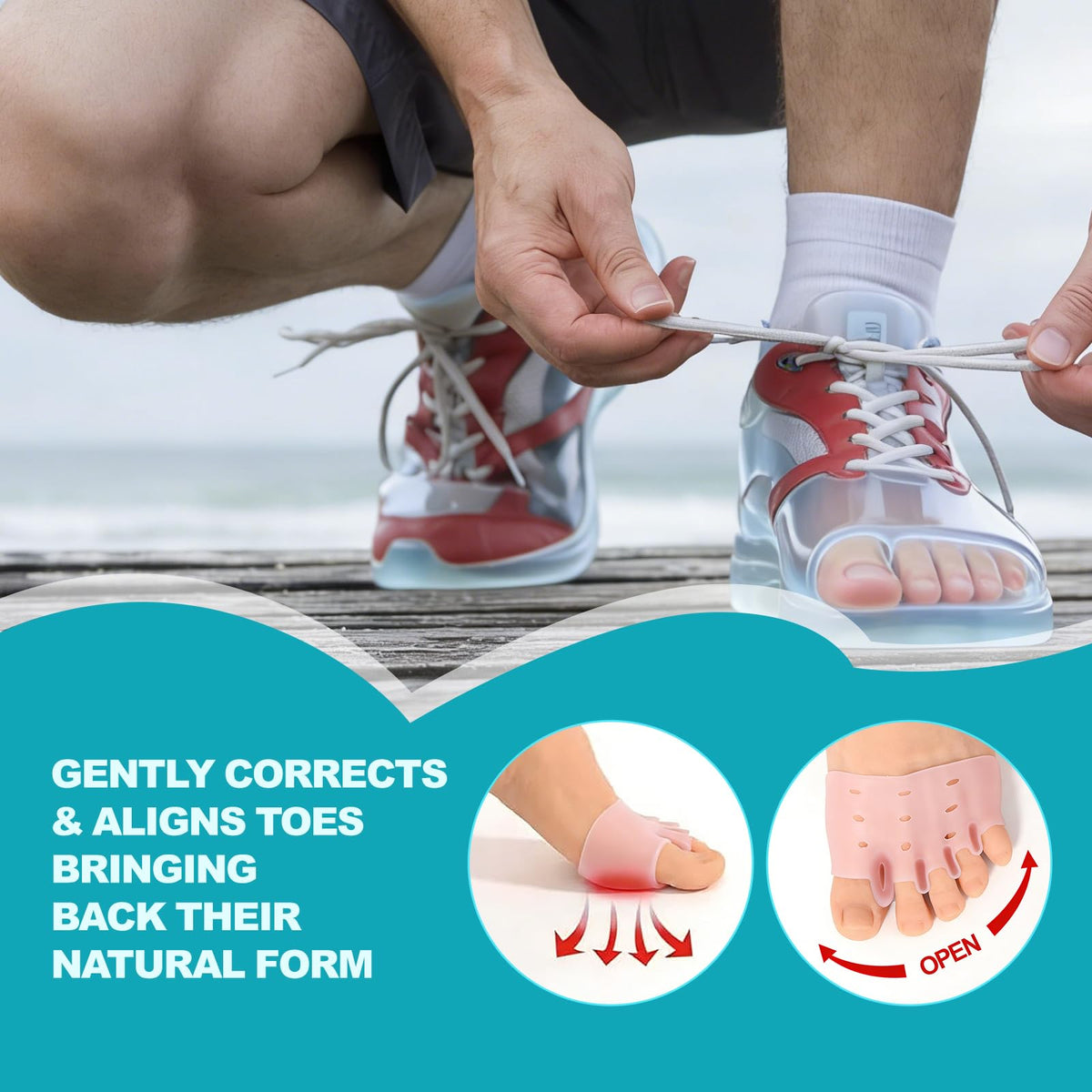 DeepWhale toe separators ideal for post-pedicure use