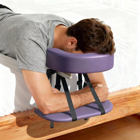DeerDean Linens Head Rest shown on a standard massage table.