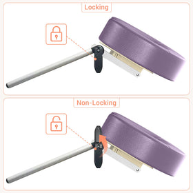 DeerDean Linens Head Rest PU leather surface is easy to wipe clean.