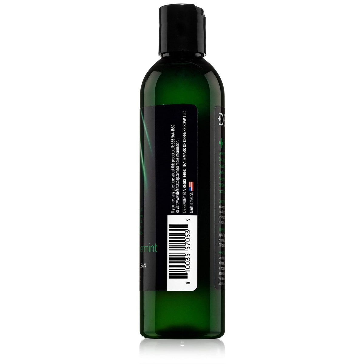 Defense Soap Peppermint Tea Tree Body Wash natural ingredients emphasis