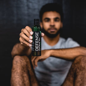 Defense Soap Peppermint Tea Tree Body Wash tea tree oil drops visual