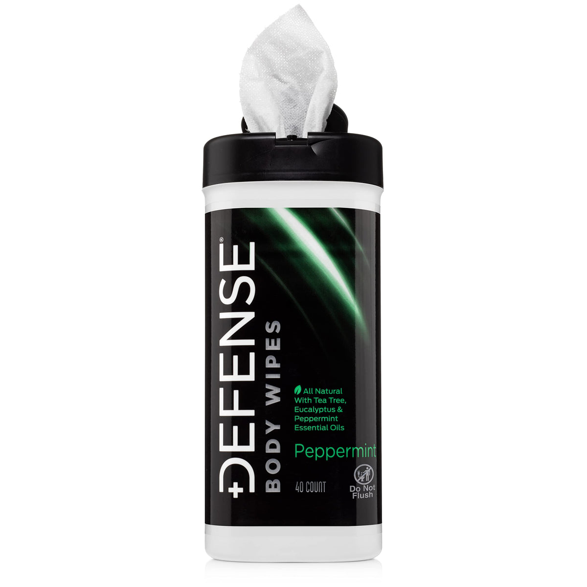 Defense Soap peppermint wipes offer refreshing cleanse and portable hygiene aid.