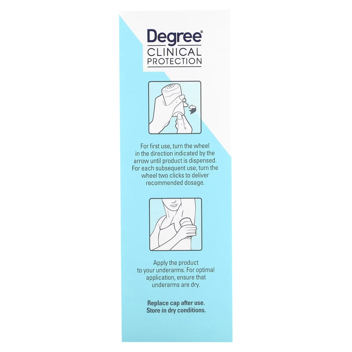 Degree Body-heat-responsive formula delivers targeted protection during workouts.