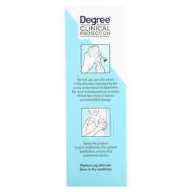 Degree Body-heat-responsive formula delivers targeted protection during workouts.
