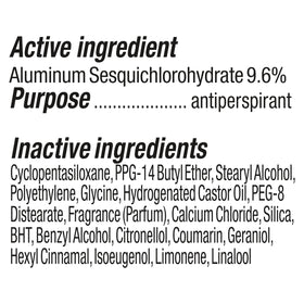 Dermatologist-tested branding supports trusted Degree protection for daily activities.