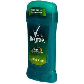 Degree Men Extreme Blast mint scent highlights refreshing fragrance.