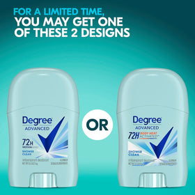 Degree MotionSense technology close-up demonstrating active freshness